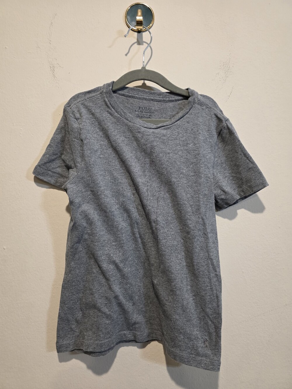 Ralph Lauren Gray Short-Sleeve Crew Neck Tee